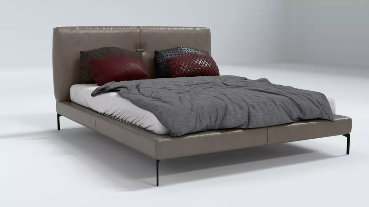 Thread Bed Free 3D model_2