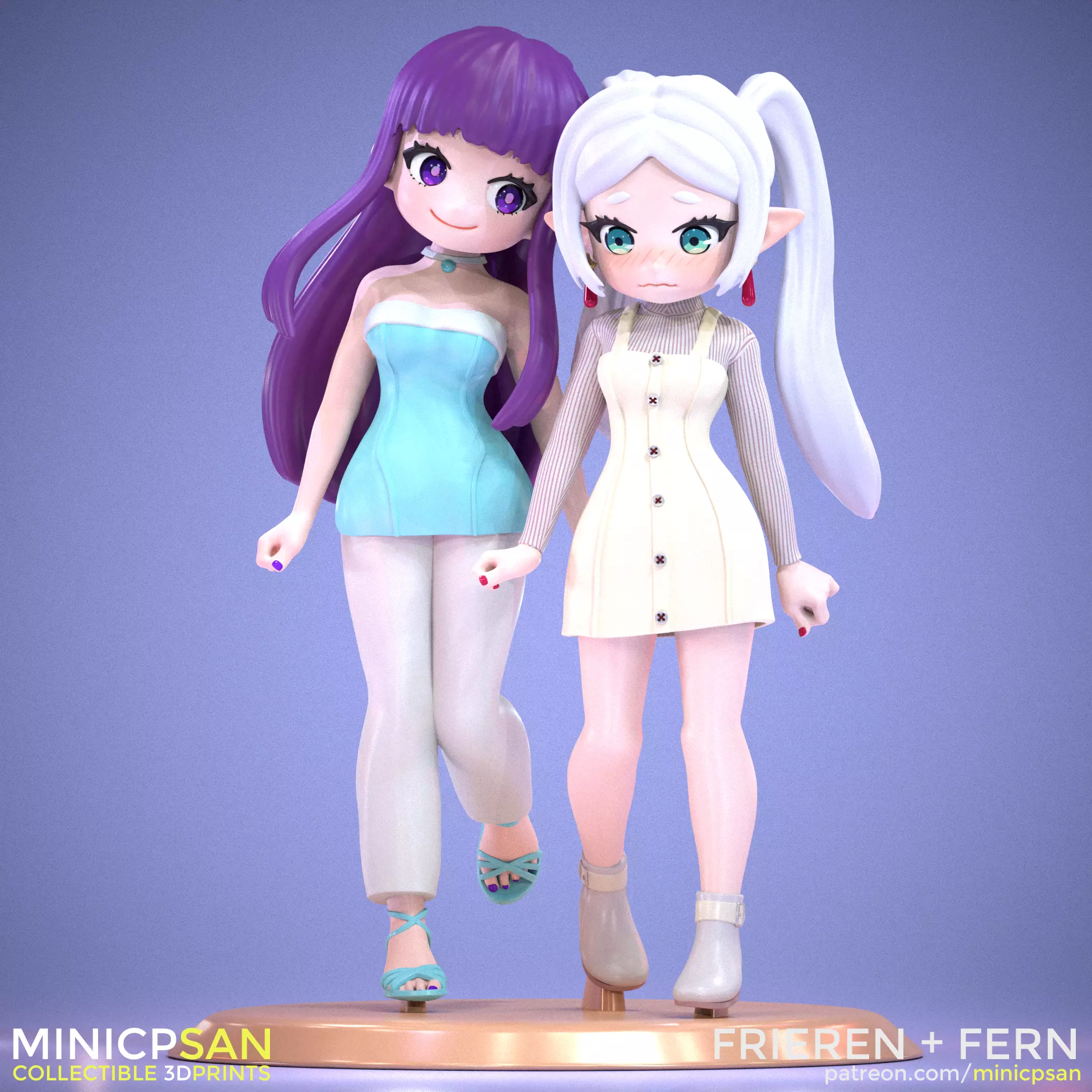 Frieren and Fern - Not in the Mood - Beyond Journeys End 3D print model