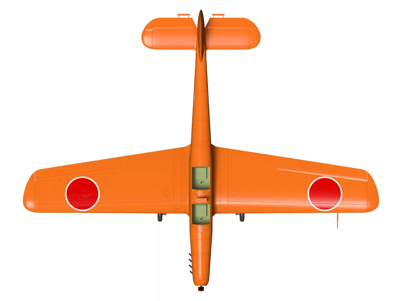 ki107 Basic Trainer 3D model_10