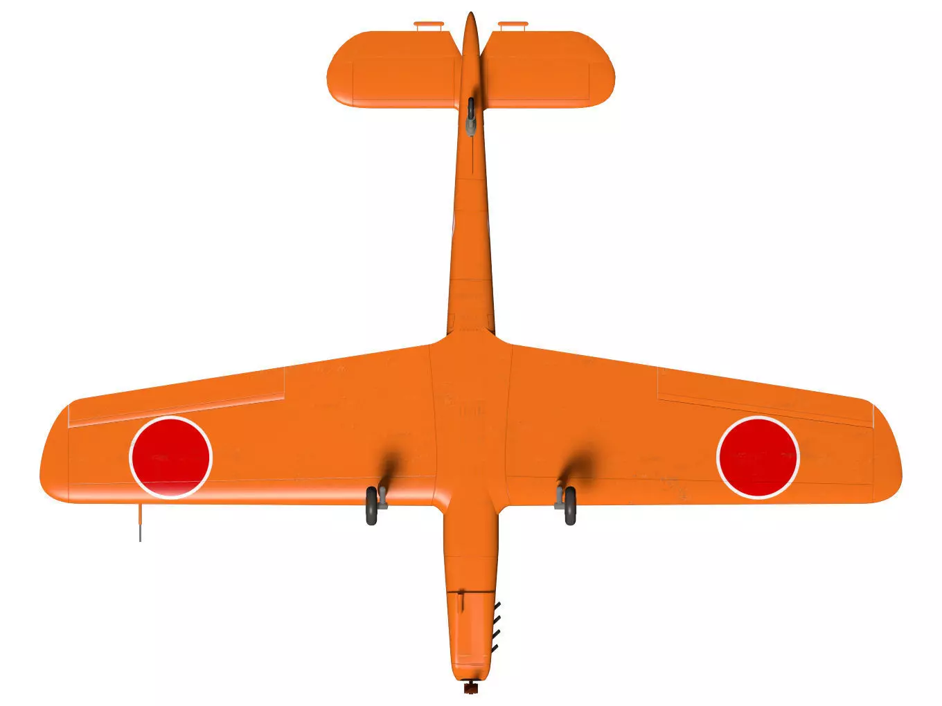 ki107 Basic Trainer 3D model_11