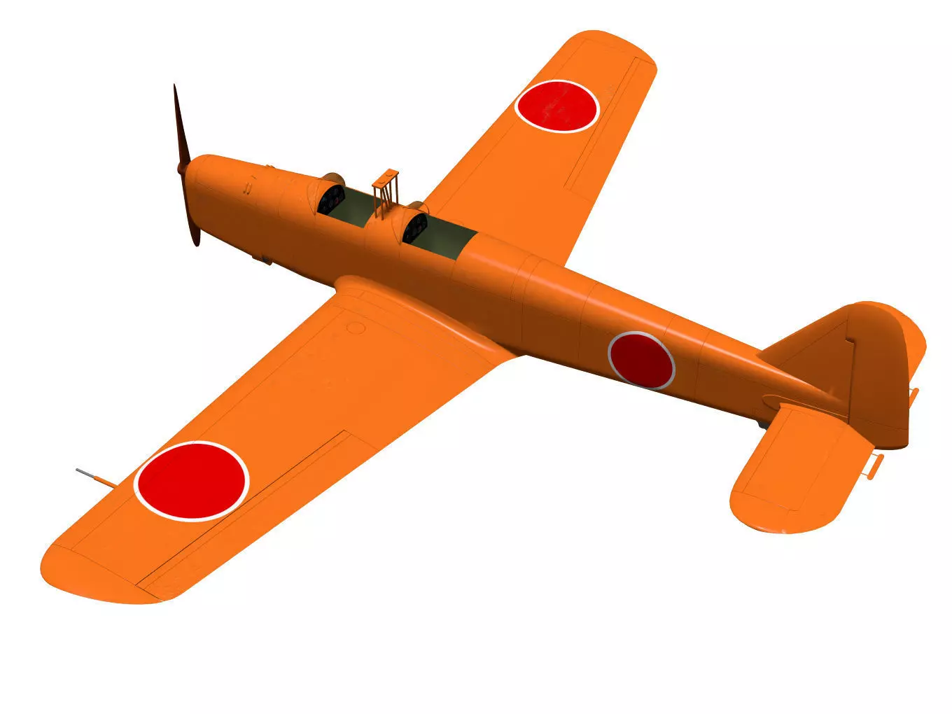 ki107 Basic Trainer 3D model_1