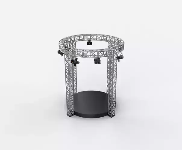 Circular Truss Stage 3D model