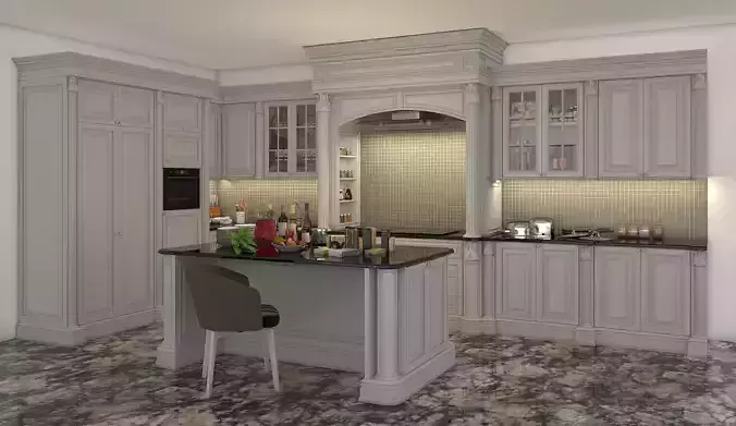 Classic European style Kitchen Cabinet 2
