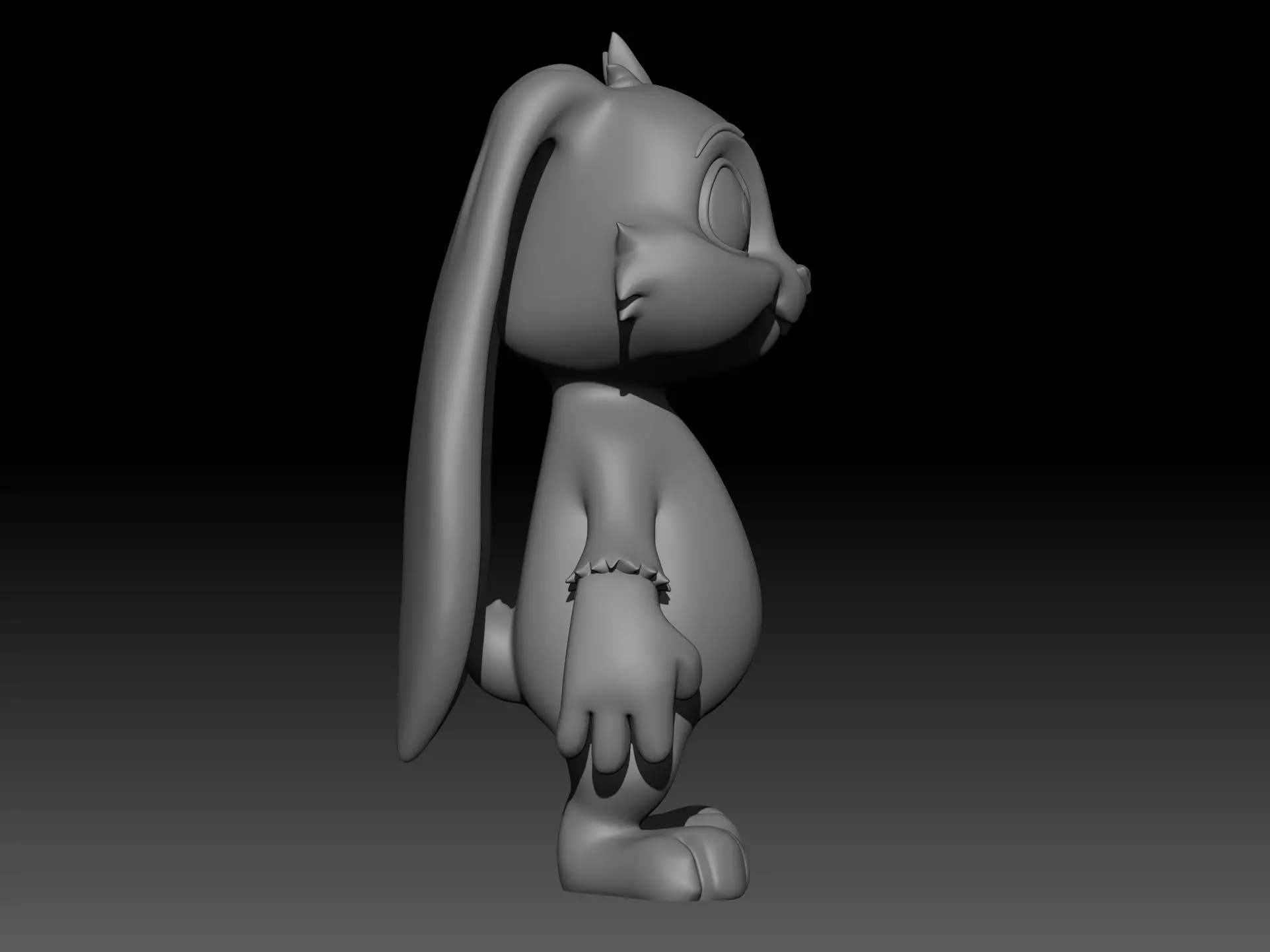 Cartoon Bunny 3D Print 3D print model_4