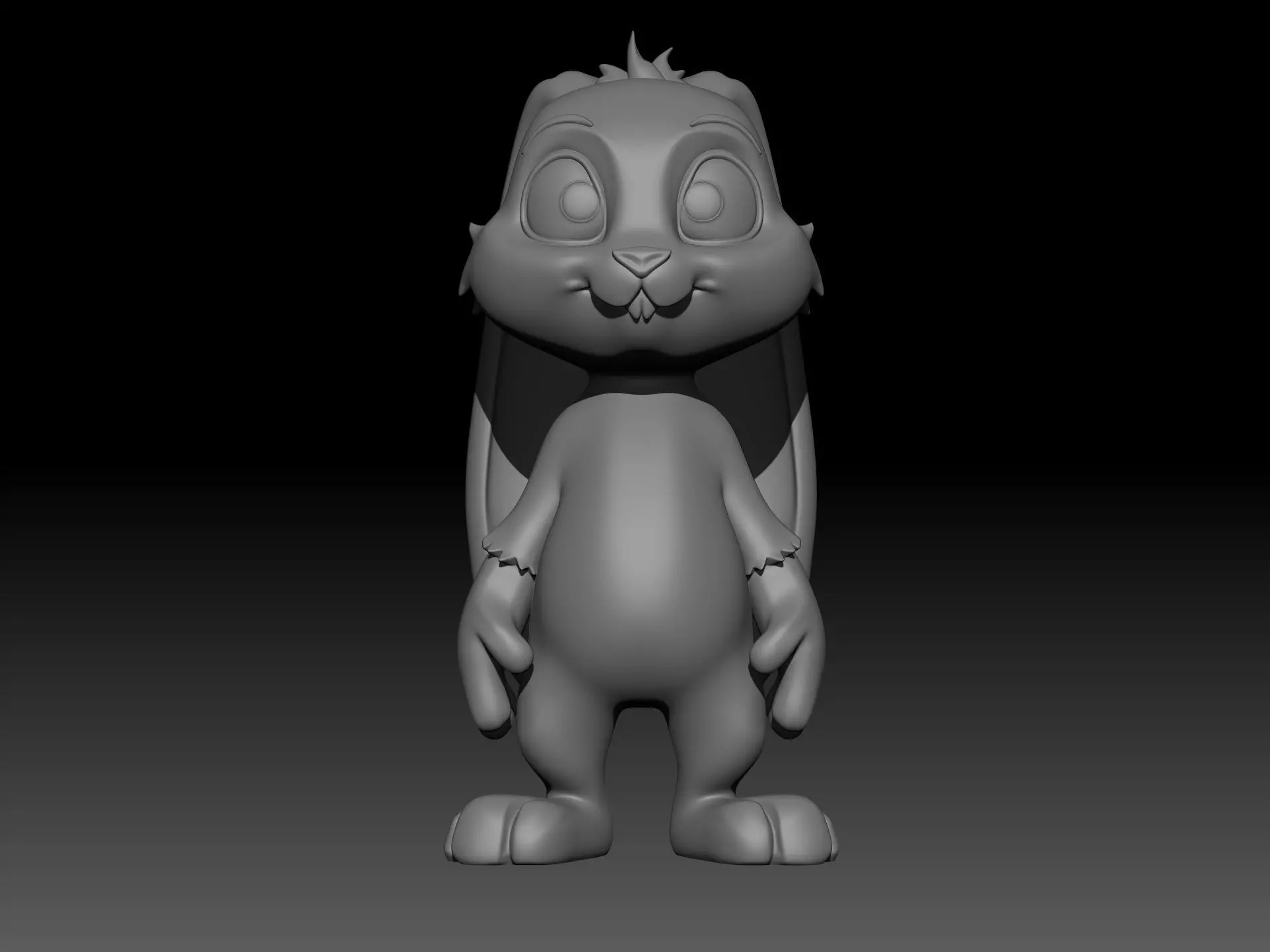 Cartoon Bunny 3D Print 3D print model_2