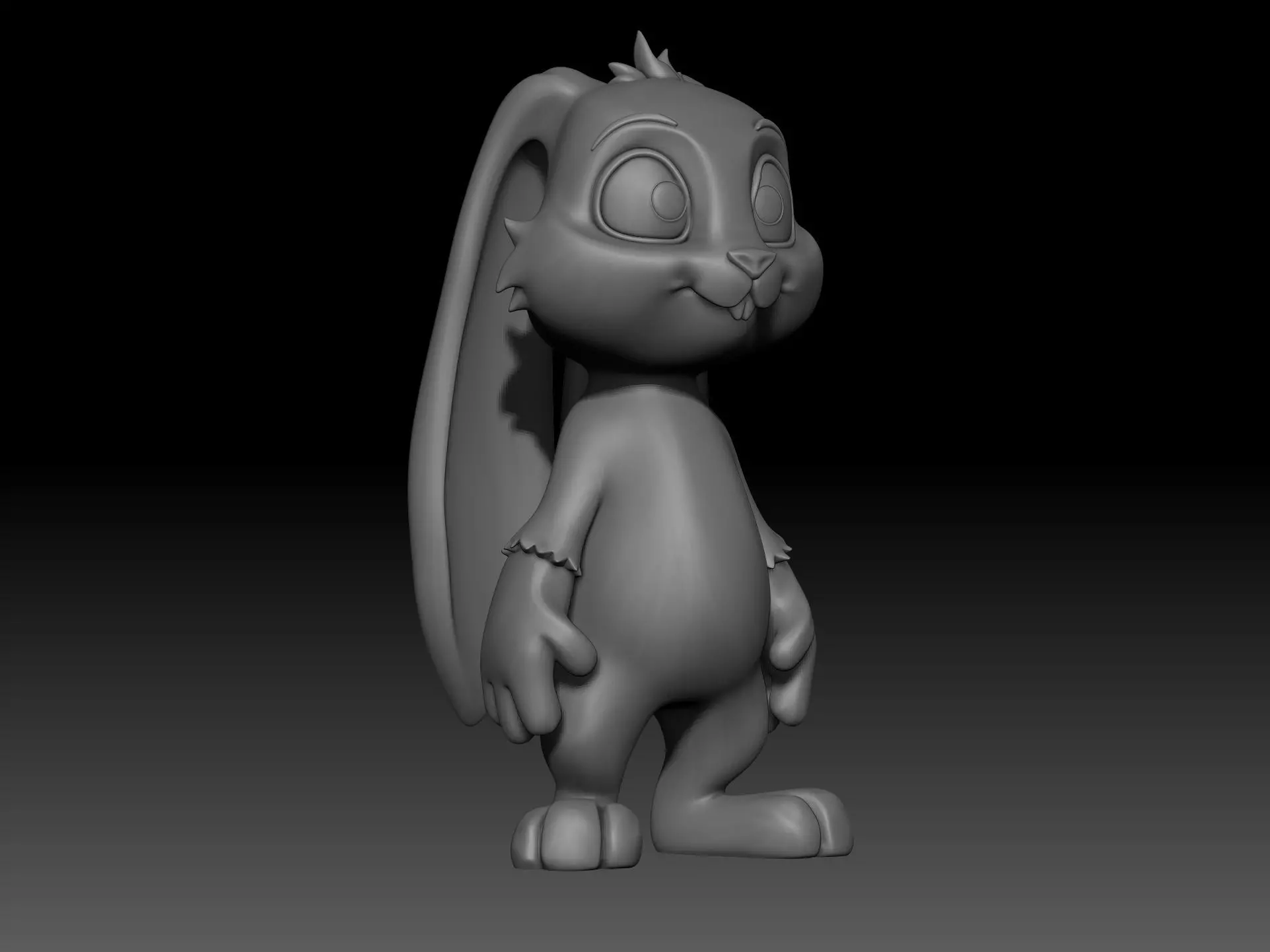 Cartoon Bunny 3D Print 3D print model_1