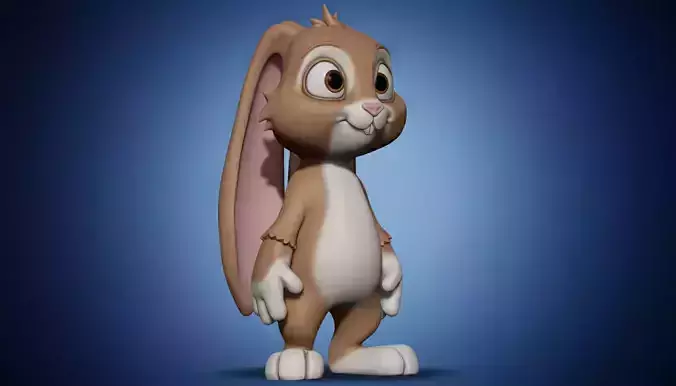 Cartoon Bunny 3D Print