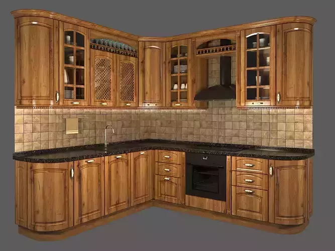 Classic European style Kitchen Cabinet 3