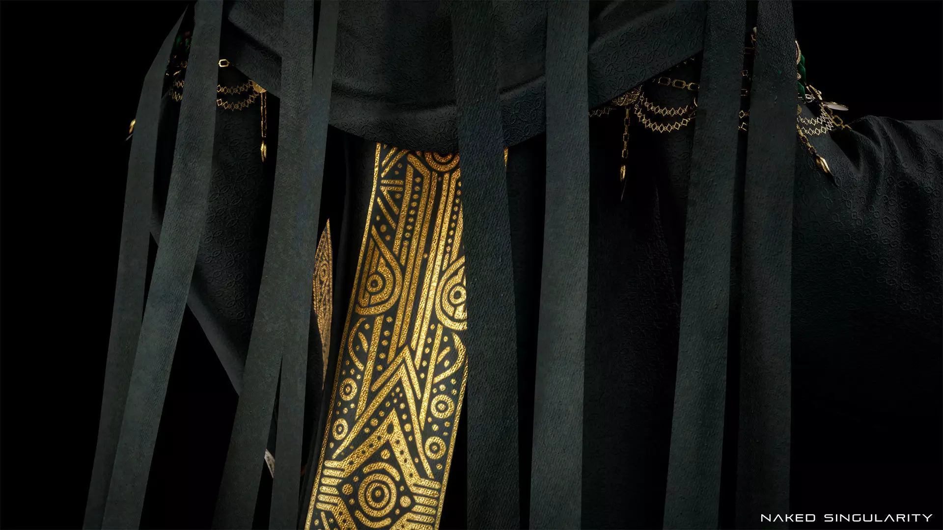 Dark Fantasy Nun - Mage - Wizard - Sorcerer Low-poly 3D model_7