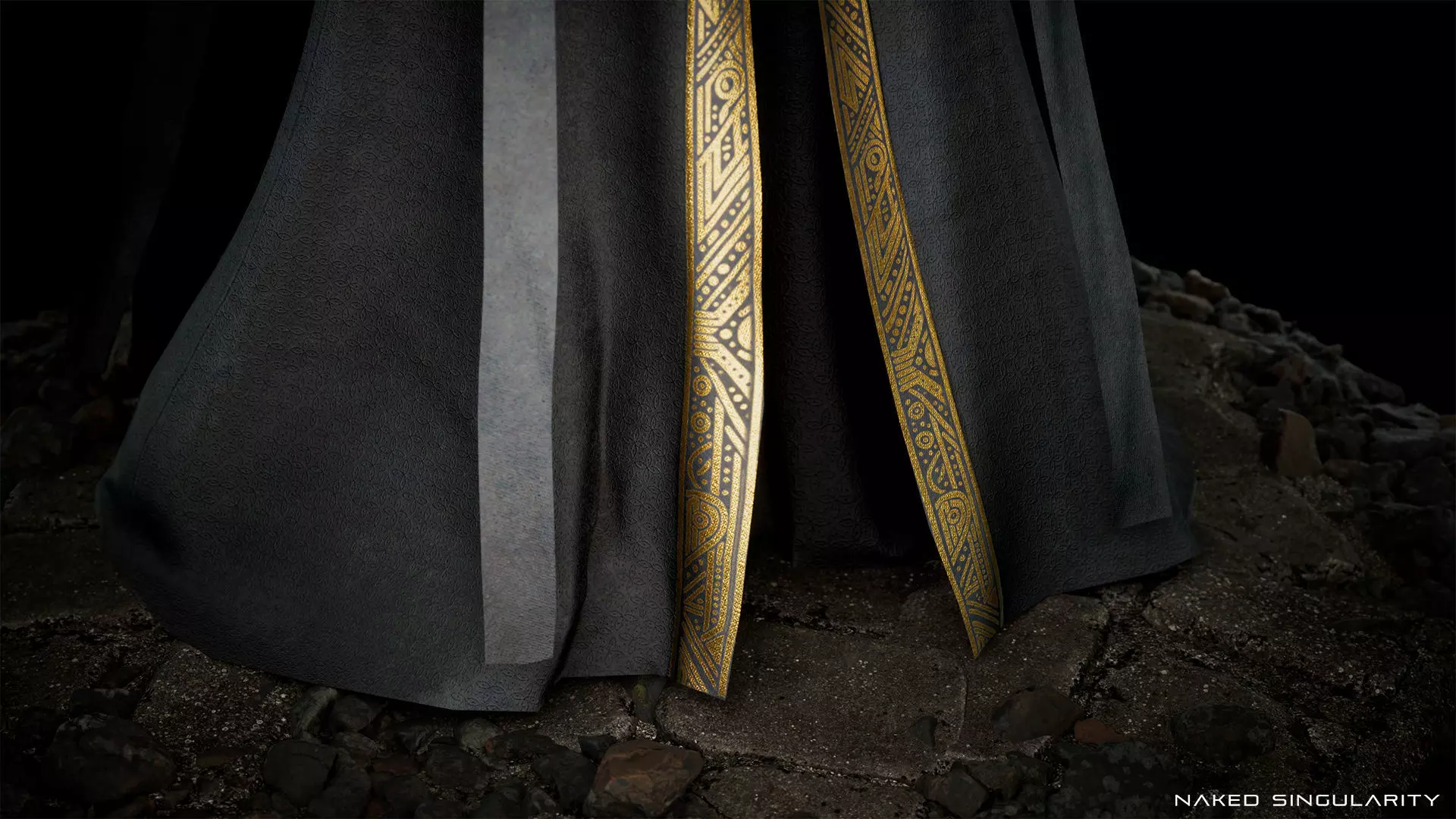 Dark Fantasy Nun - Mage - Wizard - Sorcerer Low-poly 3D model_4