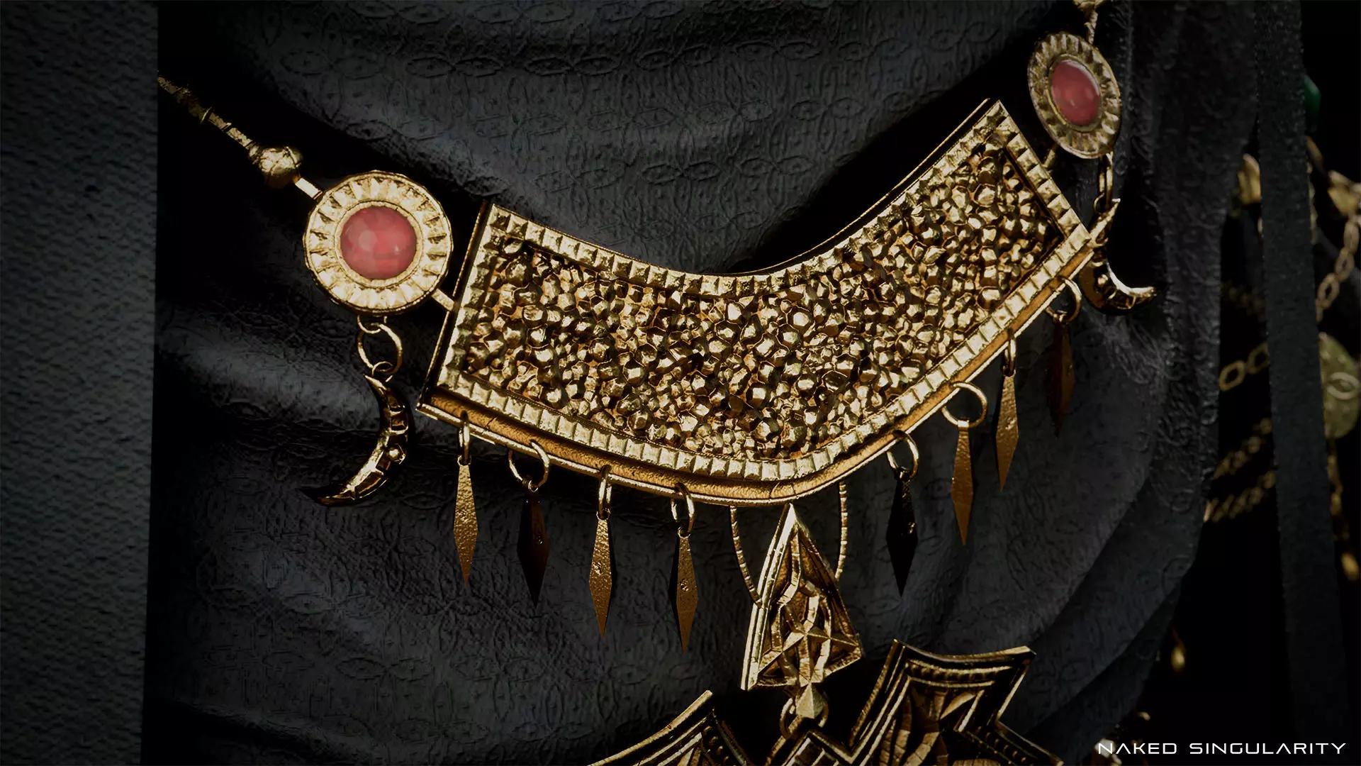 Dark Fantasy Nun - Mage - Wizard - Sorcerer Low-poly 3D model_6