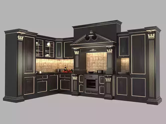 Classic European style Kitchen Cabinet 5