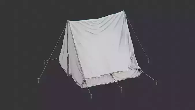 Small Canvas Camping Tent for Outdoor Scenes