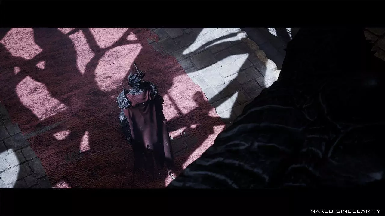 Dark fantasy Dragon Knight - Dragon knight boss - Enemy knight Low-poly 3D model_8