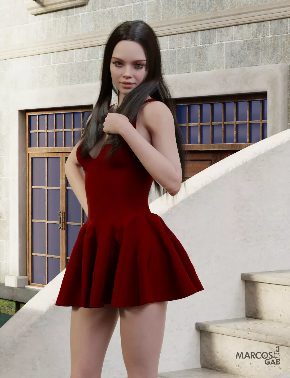 MGAB Selma for Genesis 8 Female 3D model_24