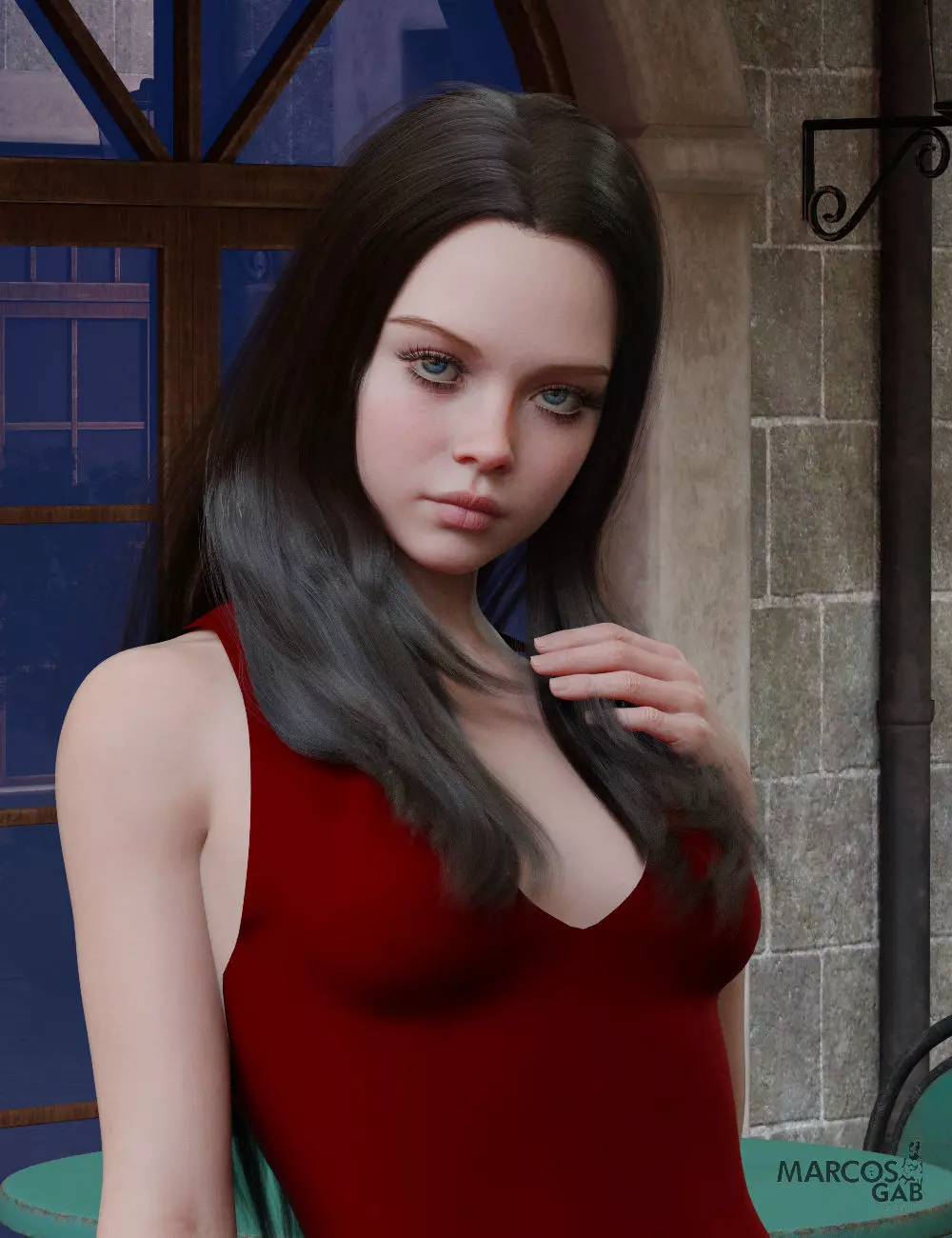 MGAB Selma for Genesis 8 Female 3D model_2