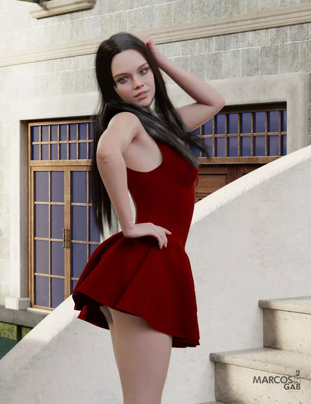 MGAB Selma for Genesis 8 Female 3D model_22