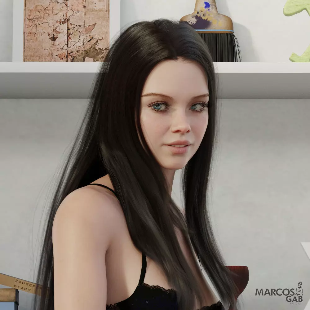 MGAB Selma for Genesis 8 Female 3D model_0