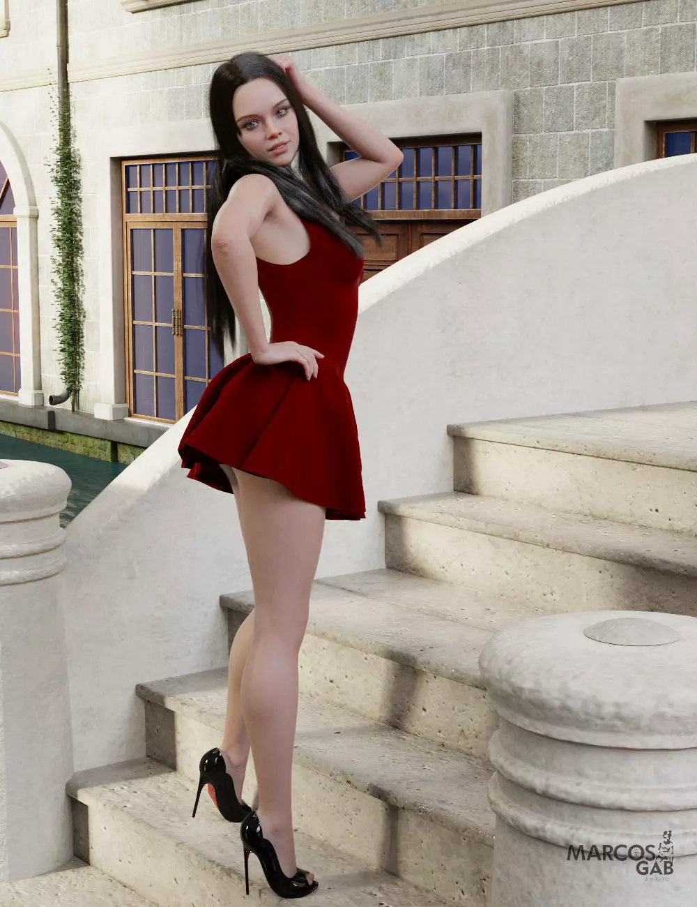 MGAB Selma for Genesis 8 Female 3D model_25