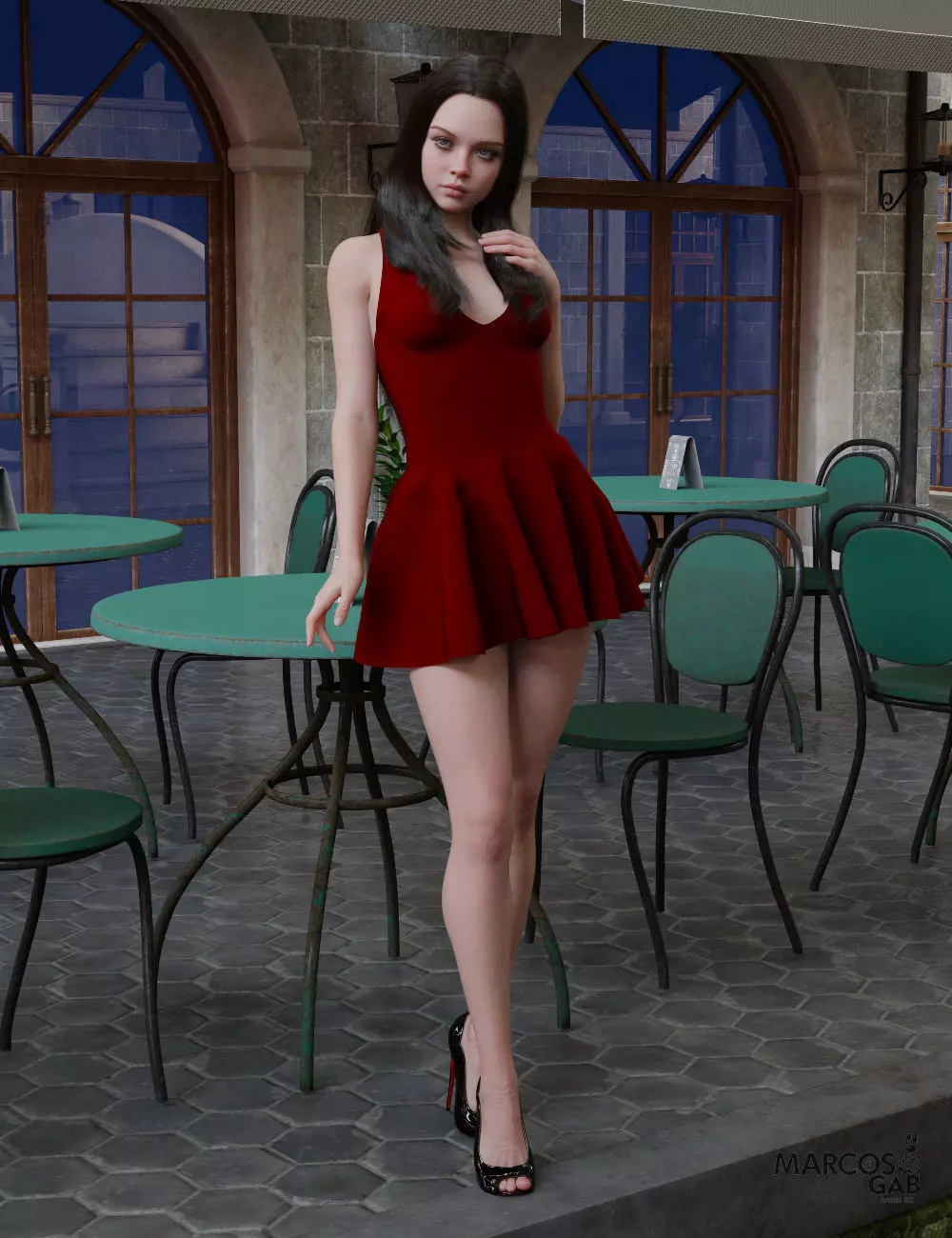 MGAB Selma for Genesis 8 Female 3D model_6