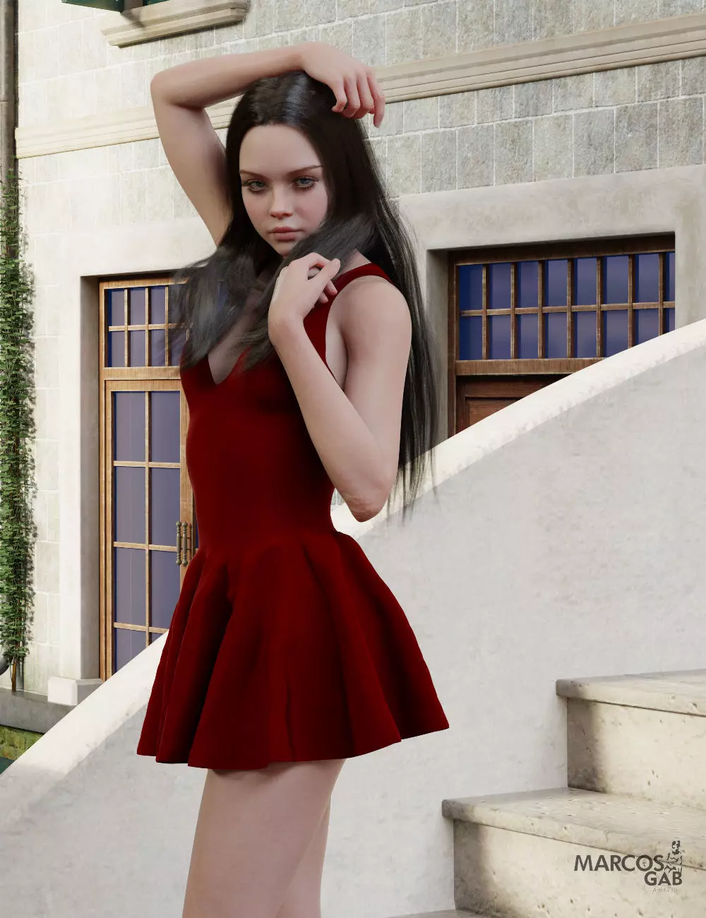 MGAB Selma for Genesis 8 Female 3D model_20