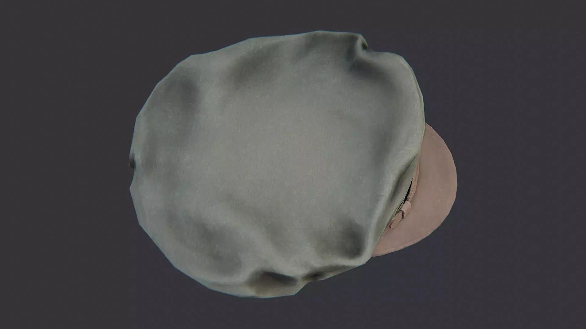 US Army Officer Cap Emblem Low-poly 3D model_4