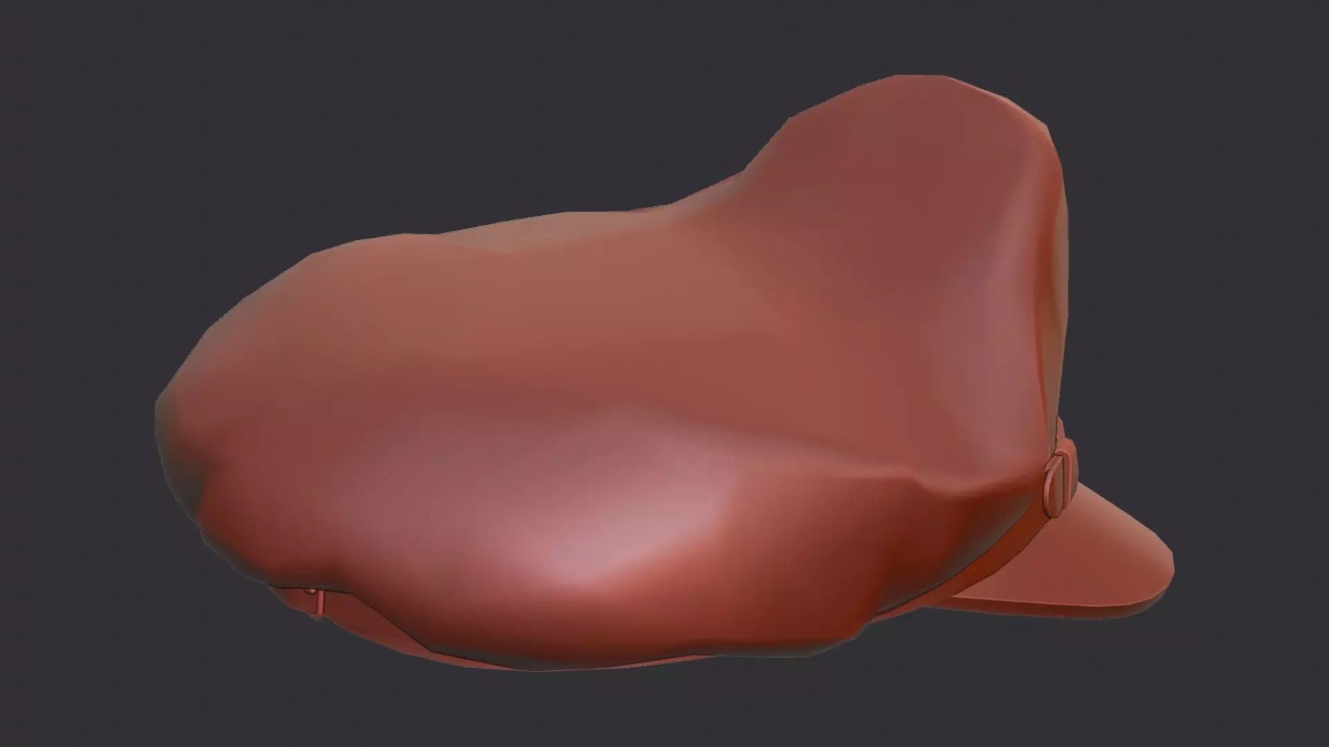 US Army Officer Cap Emblem Low-poly 3D model_6