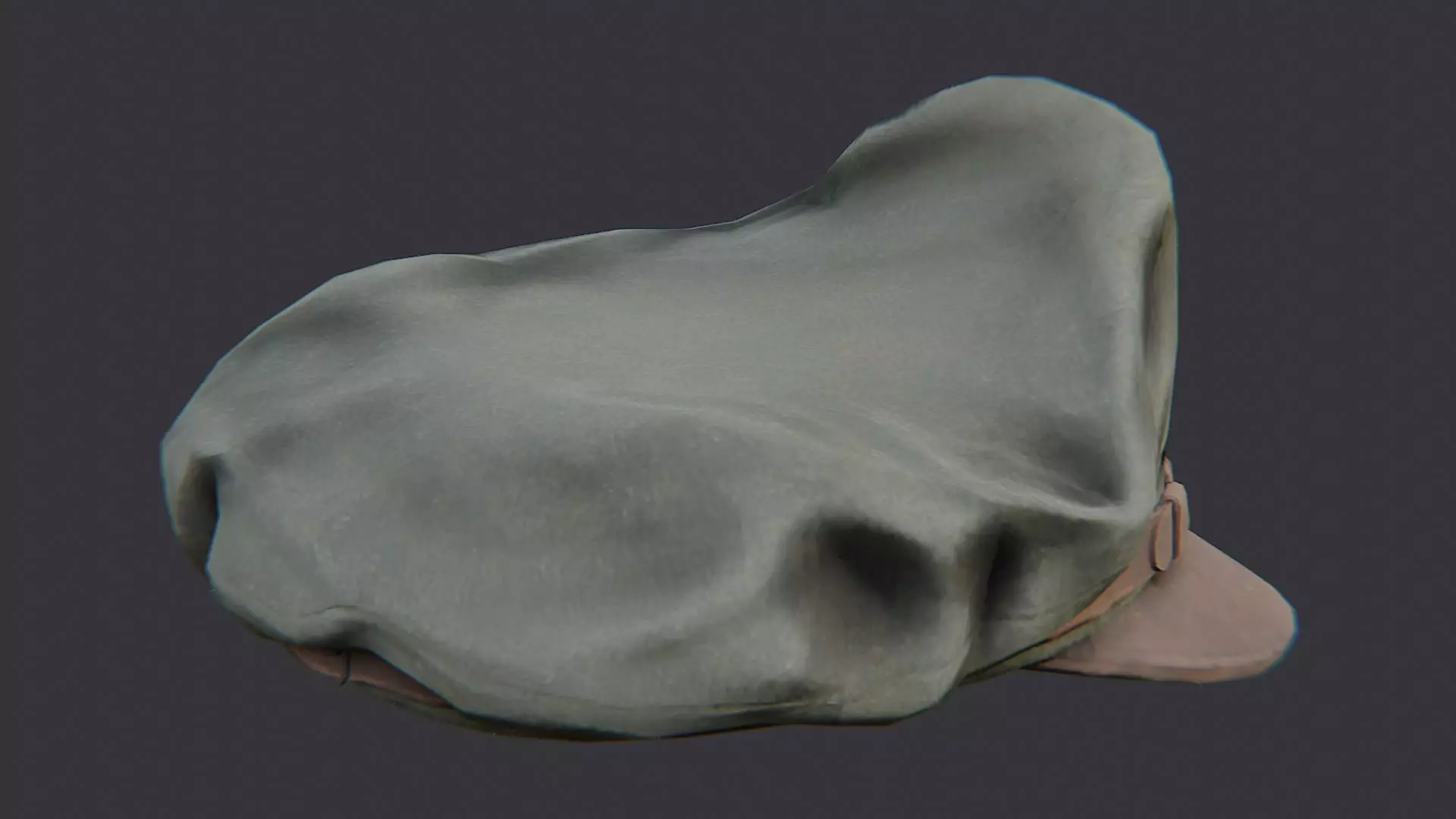 US Army Officer Cap Emblem Low-poly 3D model_0