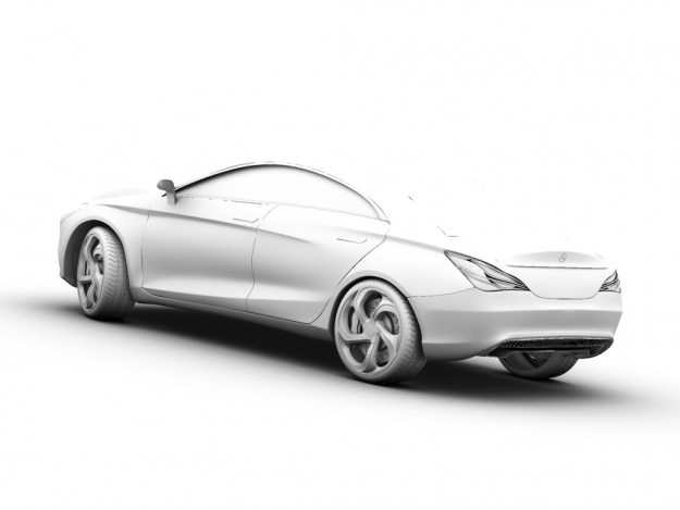 Mercedes Concept style coup 3D model_12