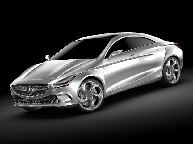 Mercedes Concept style coup 3D model_4
