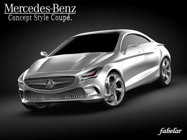 Mercedes Concept style coup 3D model_0