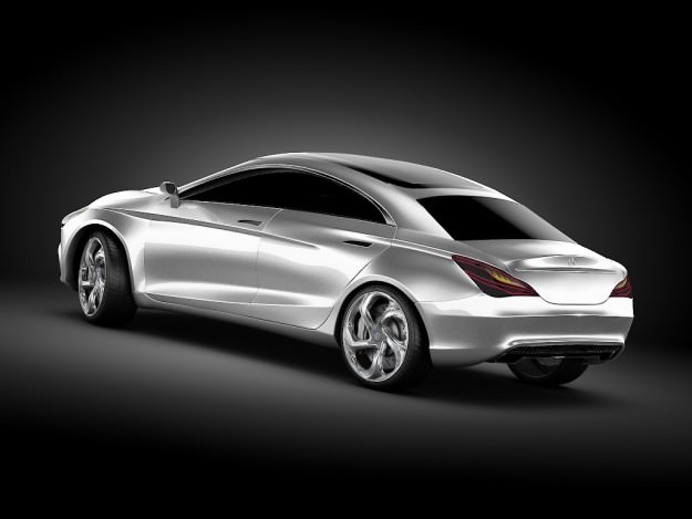 Mercedes Concept style coup 3D model_3