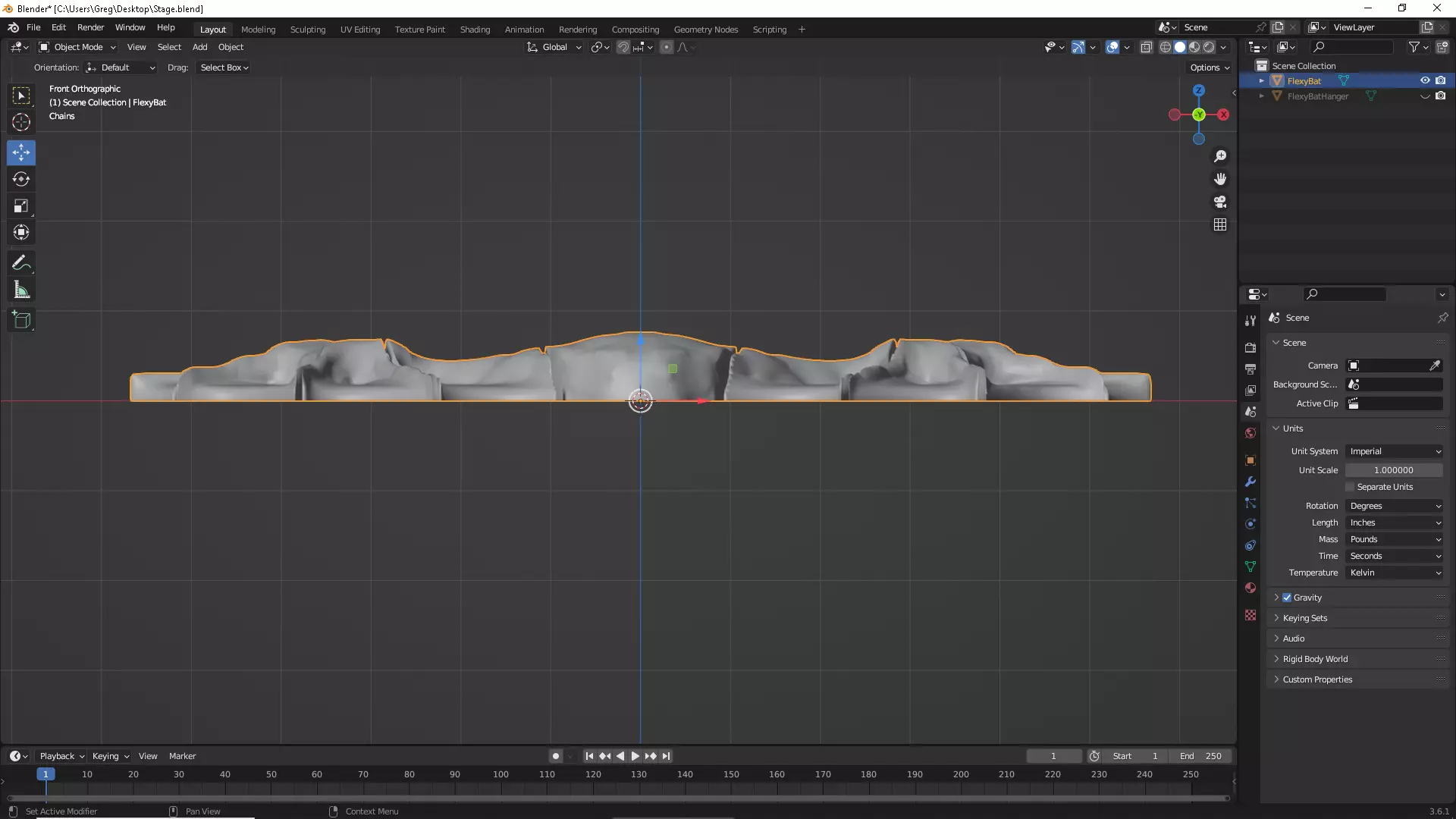 Flexy Fidget Bat and Halloween decoration  3D print model_6