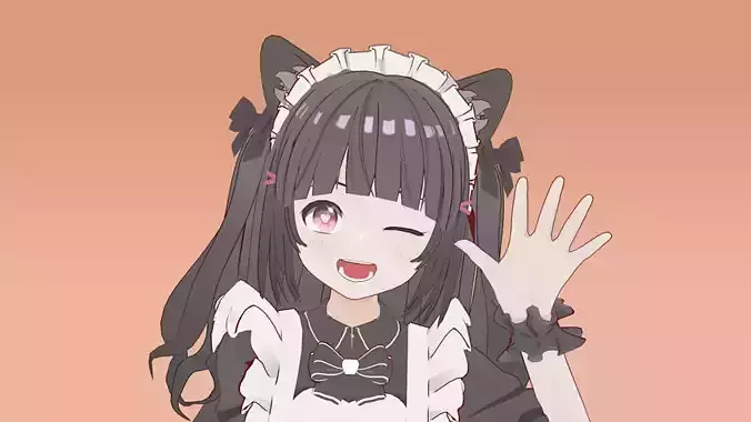 Mocha ----  Cute style maid lady model