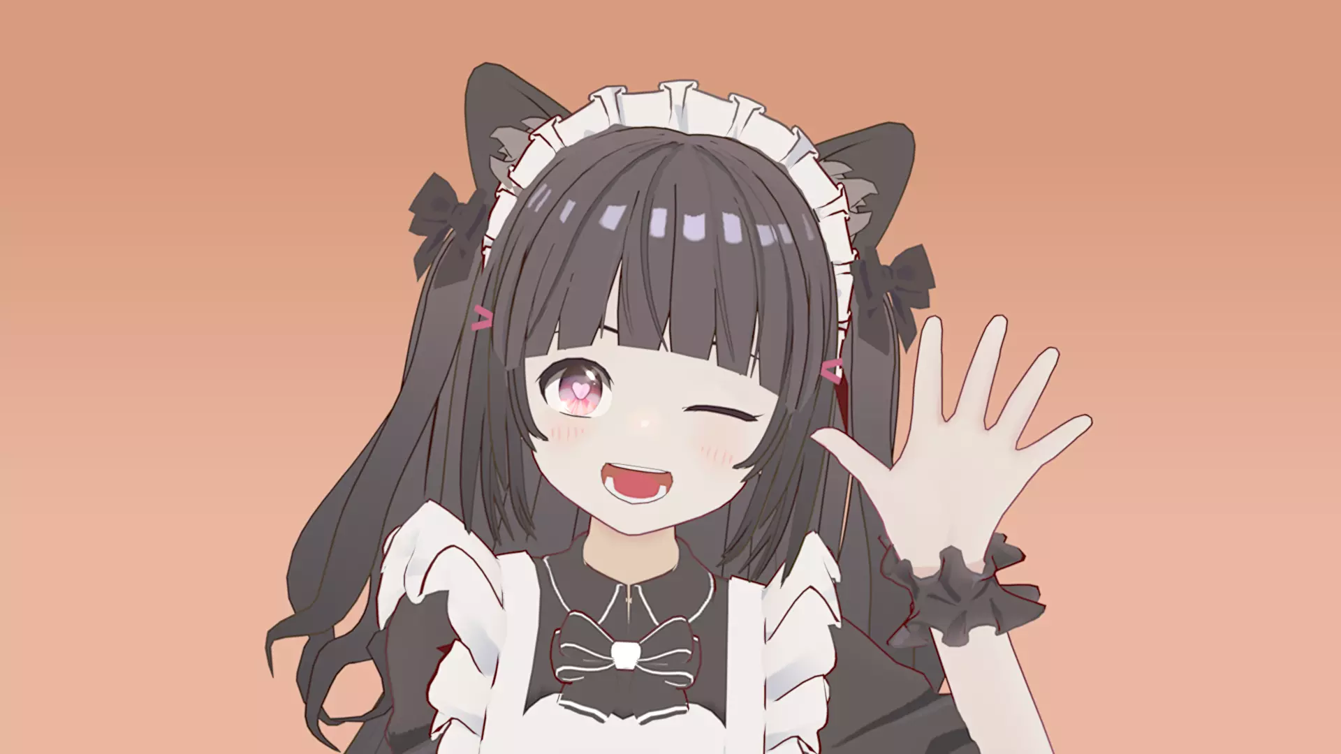Mocha ---- Cute style maid lady model 3D model
