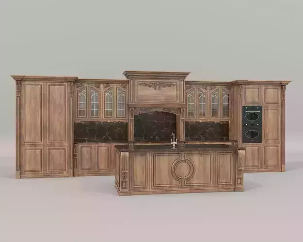 Classic European style Kitchen Cabinet 19