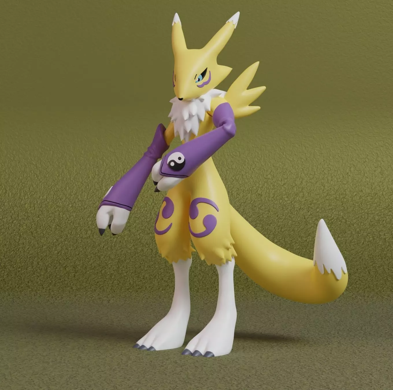 Digimon - Renamon 3D print model