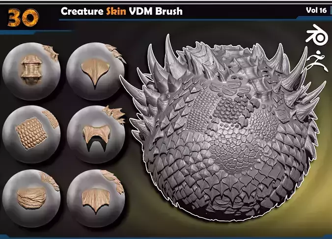 Creature Skin VDM Brush Vol 16