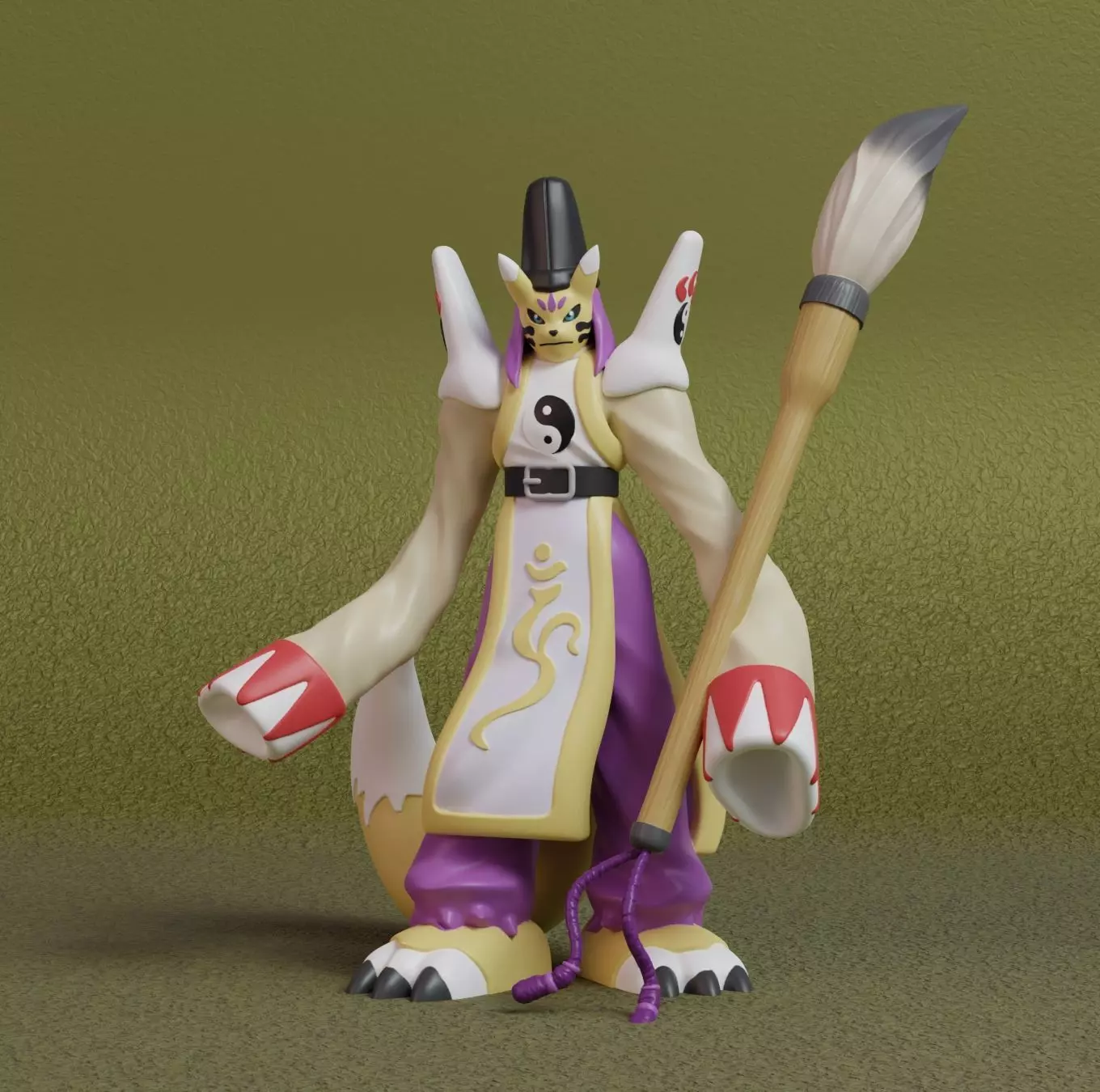 Digimon - Taomon 3D print model_0