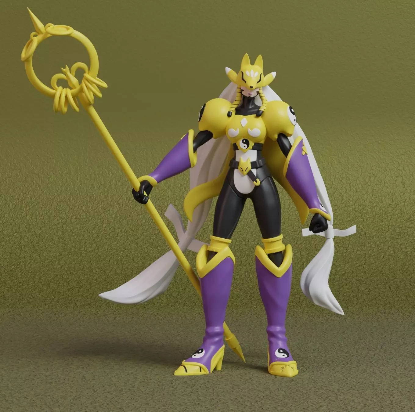 Digimon - Sakuyamon 3D print model