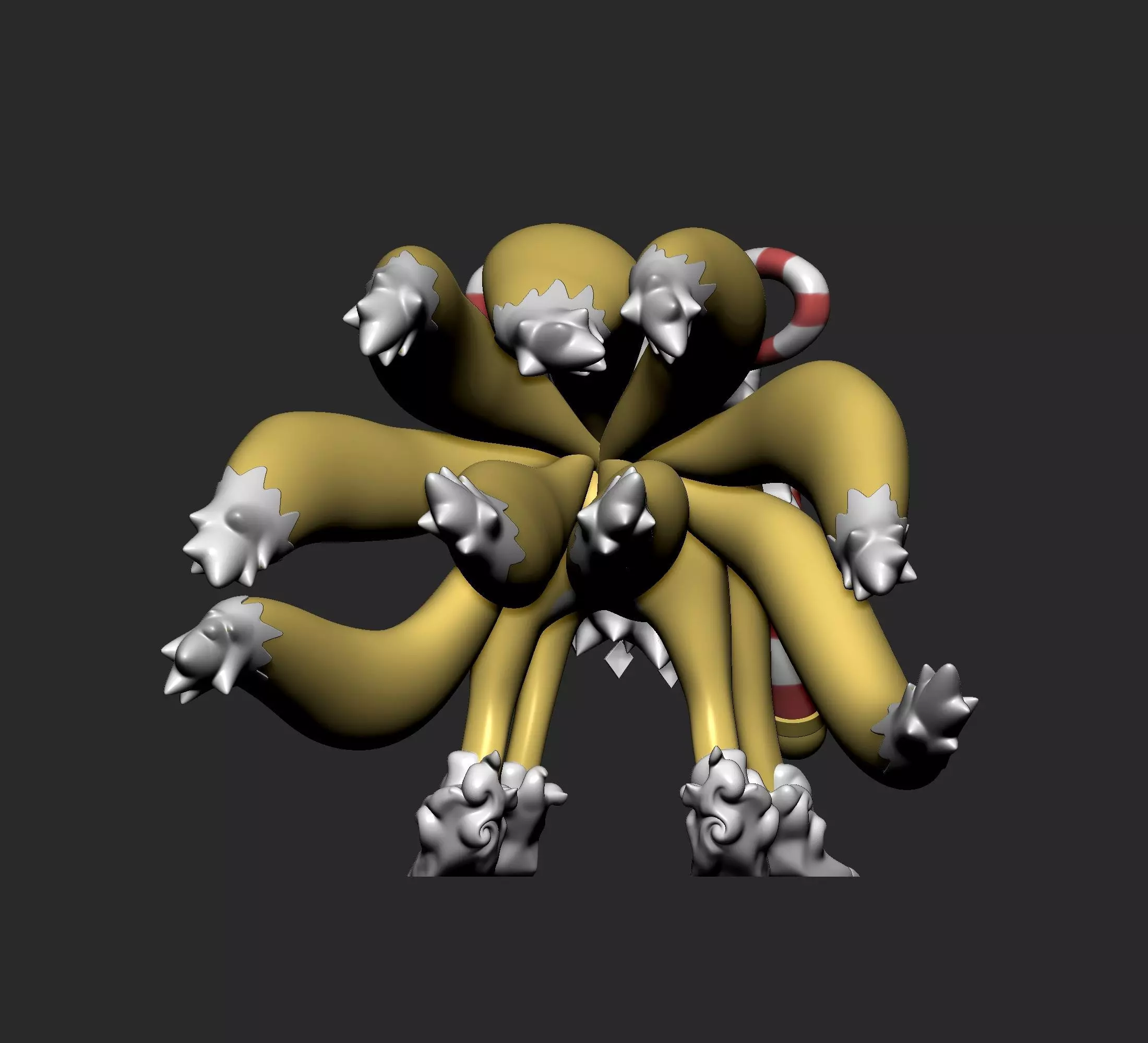 Digimon - Renamon Evolution Line 3D print model_3