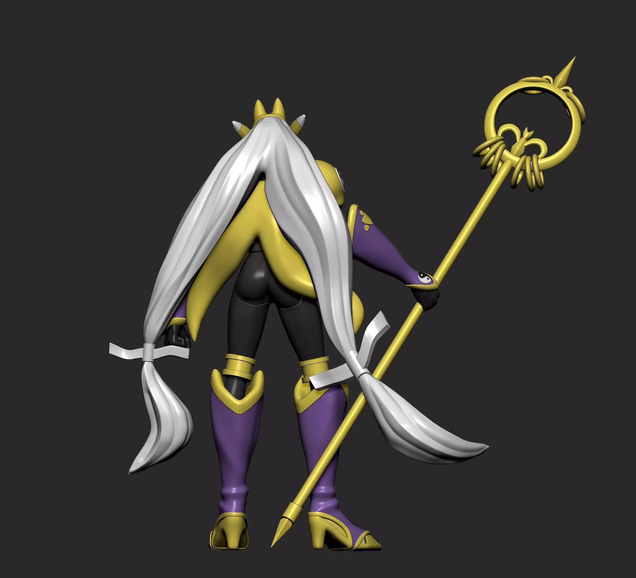 Digimon - Renamon Evolution Line 3D print model_16