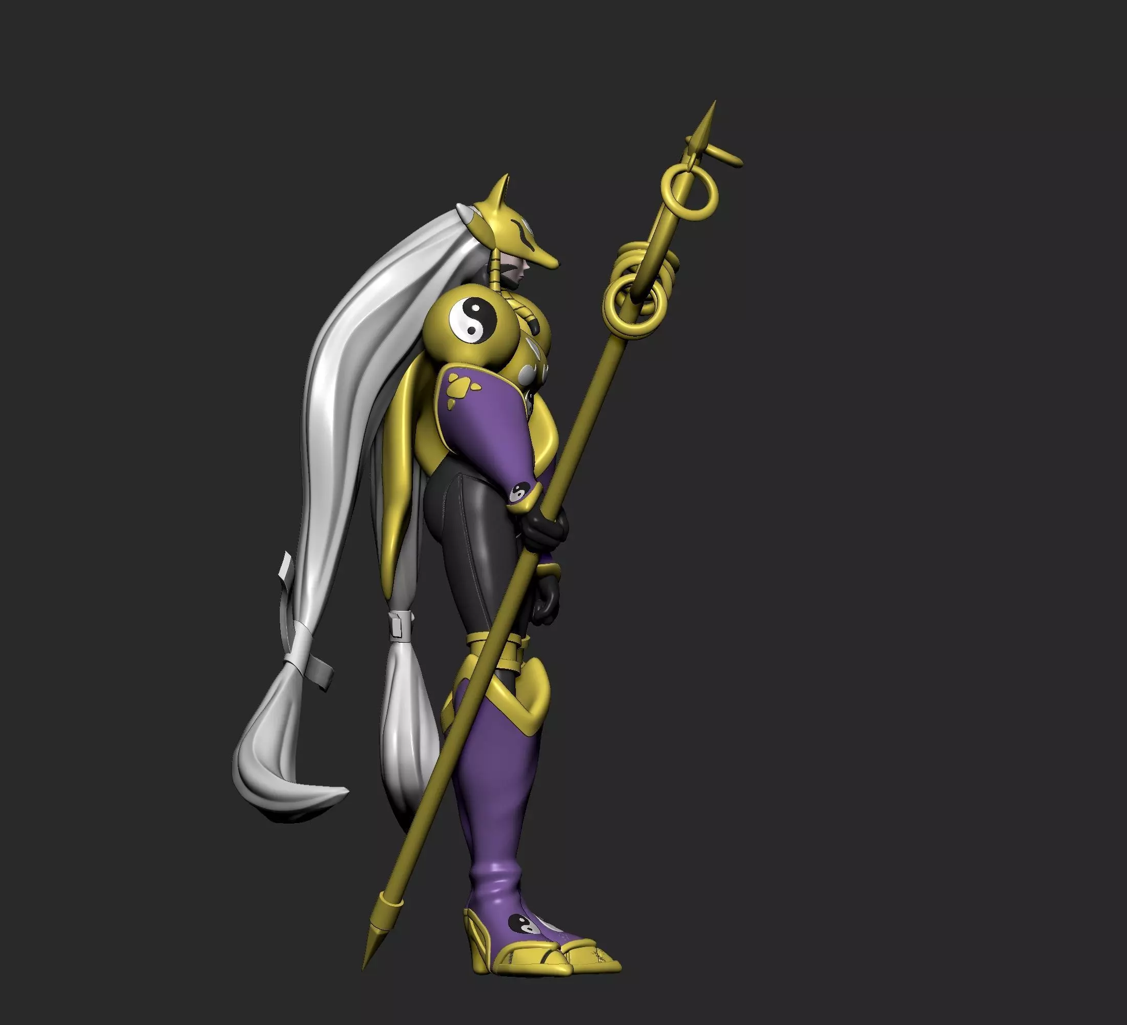 Digimon - Renamon Evolution Line 3D print model_17