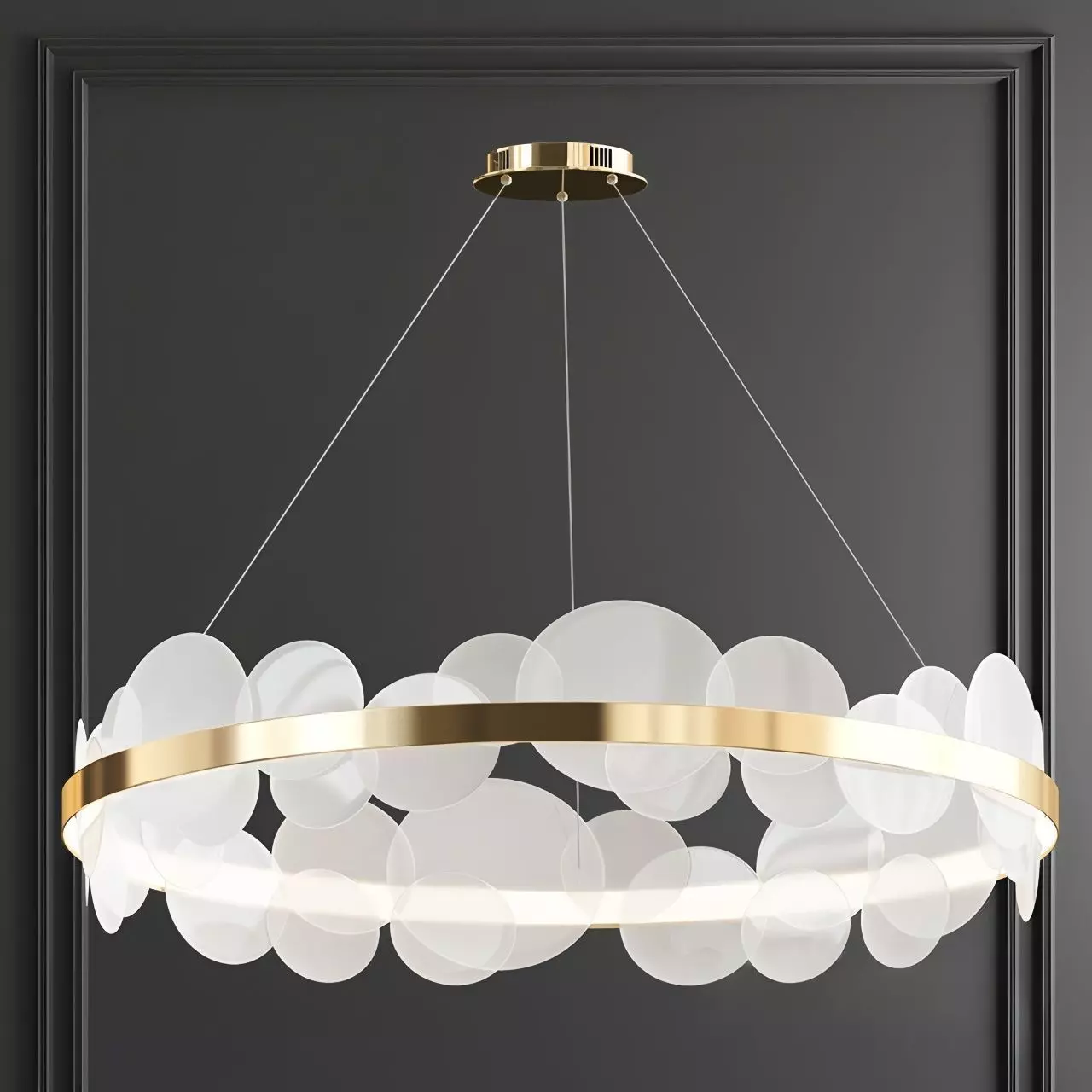 Modern Chandelier Collection with Luxurious Designs 3D model_4