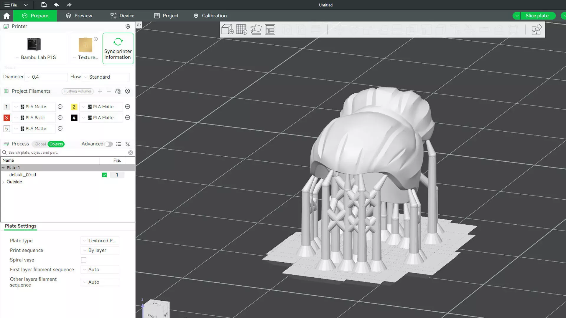 Custom3Dprint Minifigure Accessory - Minifigure Hair S2 - 062 3D print model_3