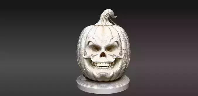 Premium Pumpkin Sculpture Modern Jack Lantern 3D Printable 3D print model Premium Pumpkin Sculpture Modern Jack Lantern 3D Printable 3D print model
