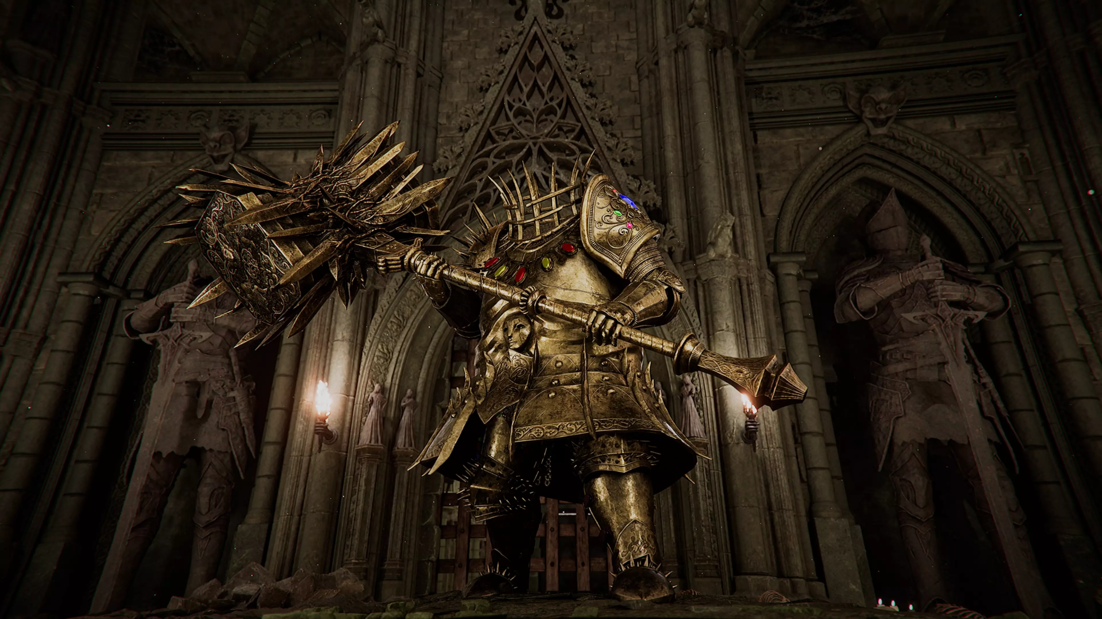 Fat Knight - Headless Executioner - Game-ready Character Low-poly 3D model_10