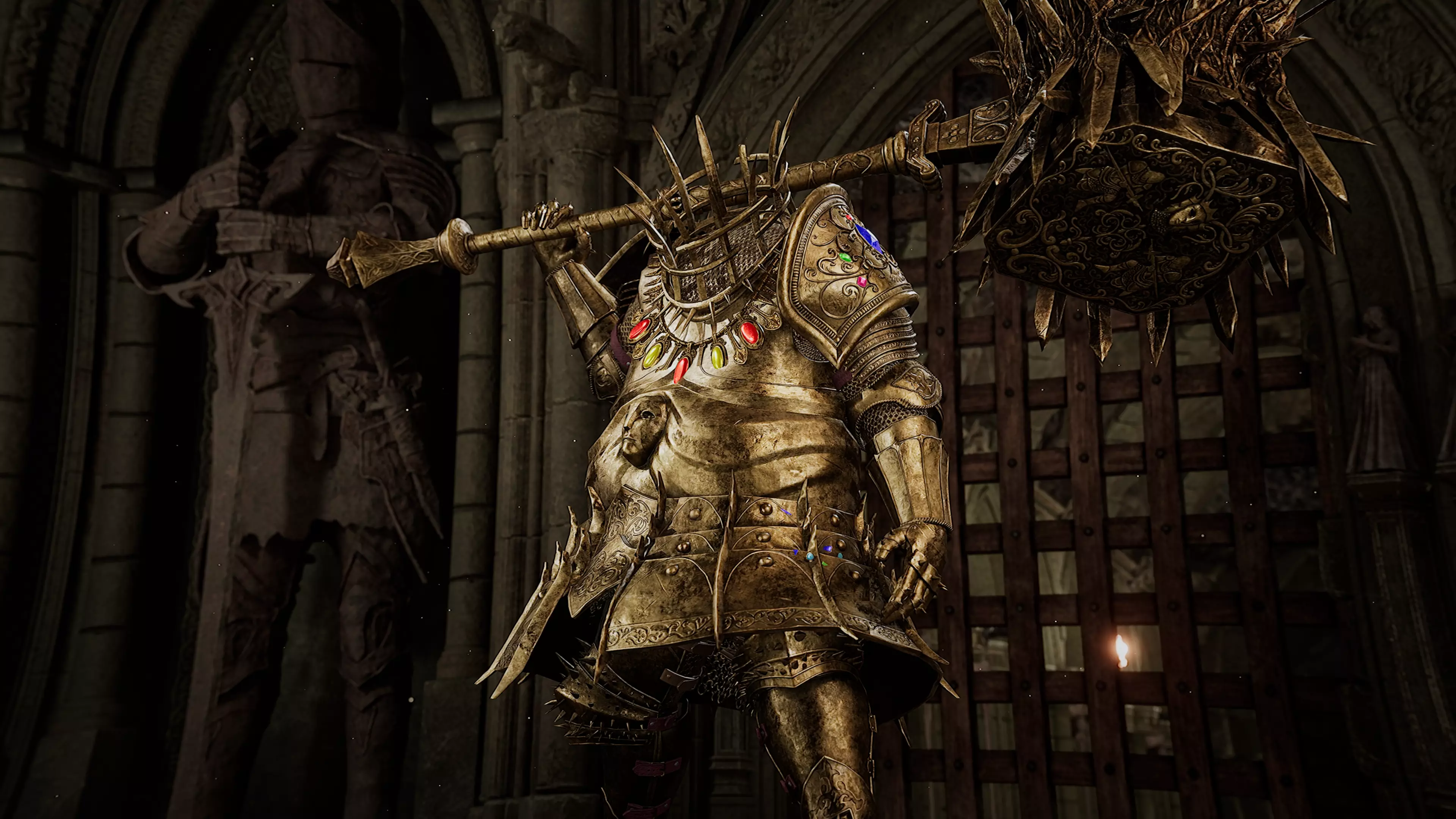 Fat Knight - Headless Executioner - Game-ready Character Low-poly 3D model_12