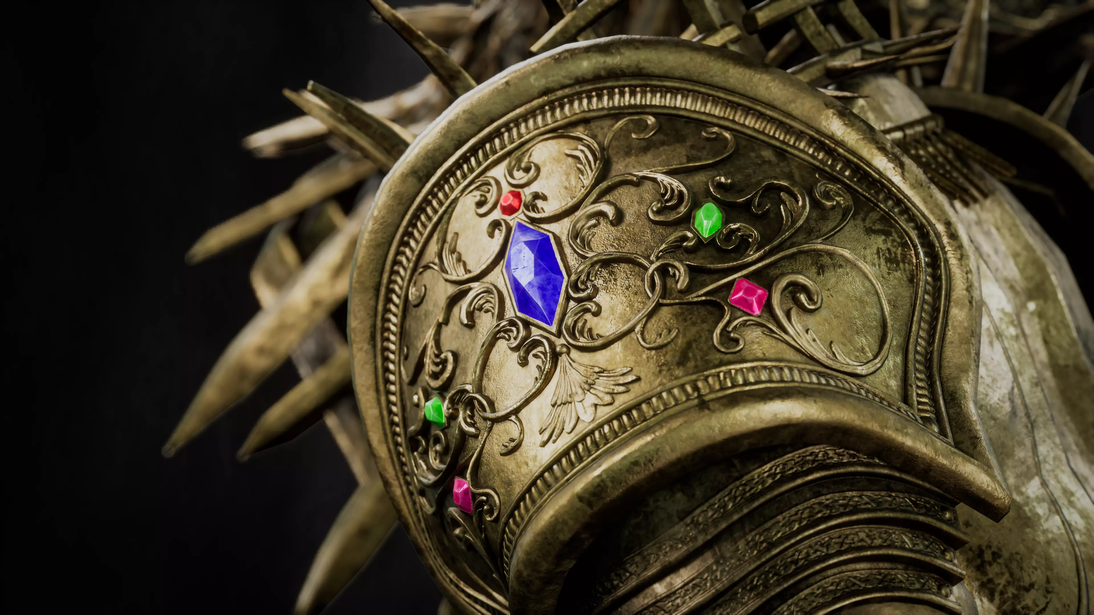 Fat Knight - Headless Executioner - Game-ready Character Low-poly 3D model_4