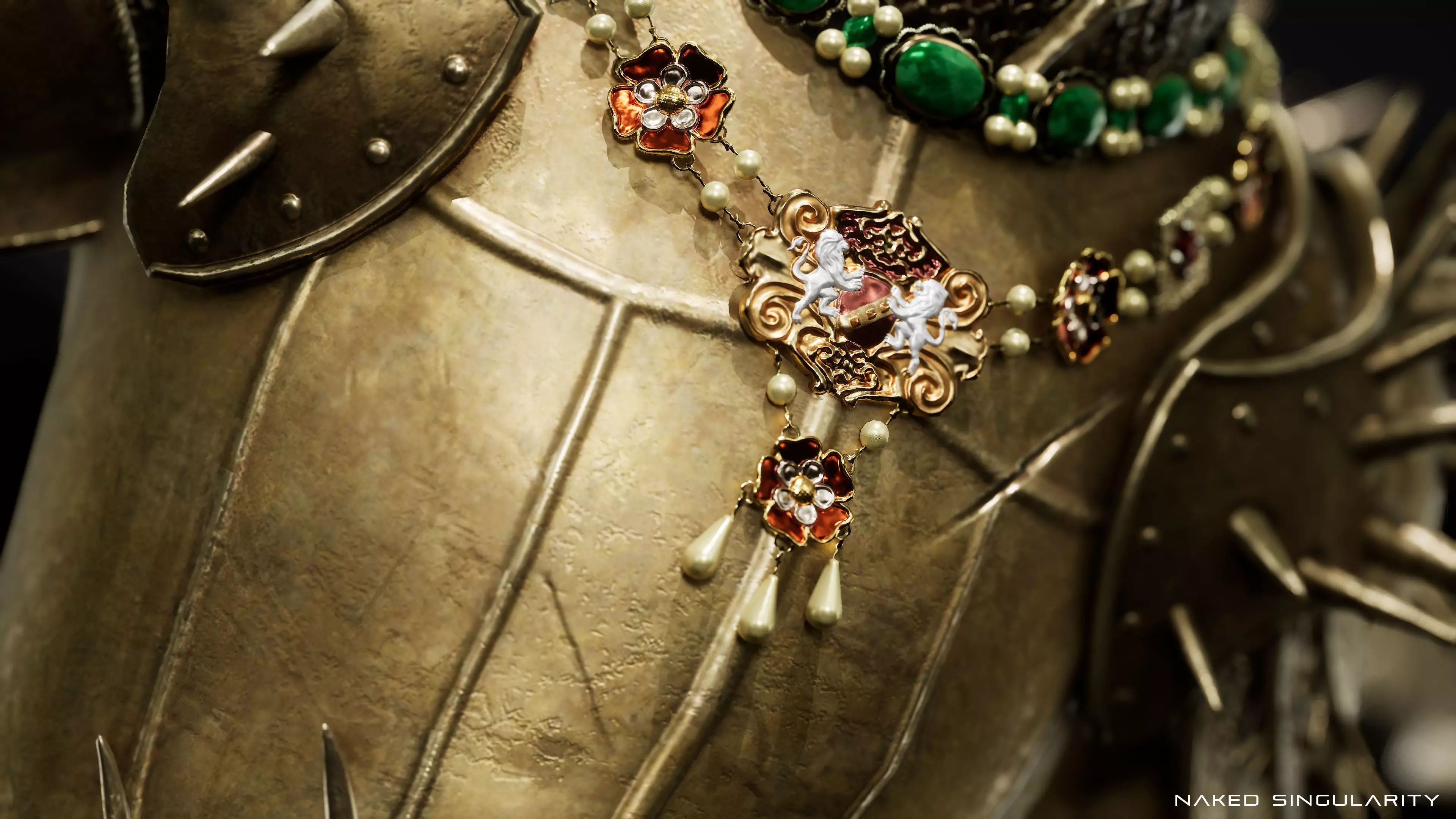 Dark fantasy Executioner - Executioner Prison guard - Game-ready Low-poly 3D model_6